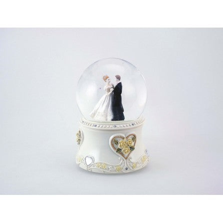 Snow Globe Wedding Music Box