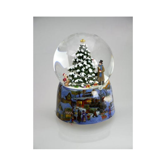 Snow globe Illuminated fir tree